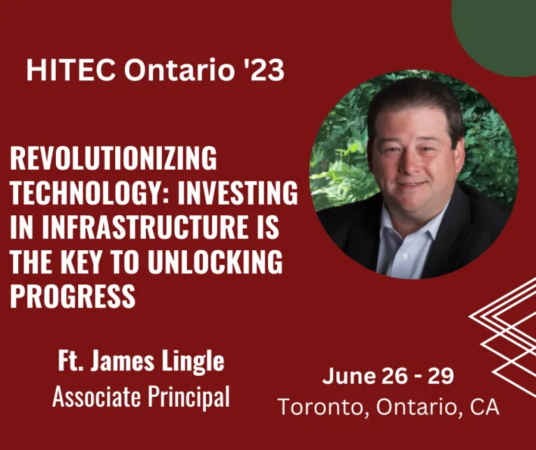 HITEC Ontario '23: Revolutionizing Technology talk ft. James Lingle, Associate Principal, June 26-29, Toronto
